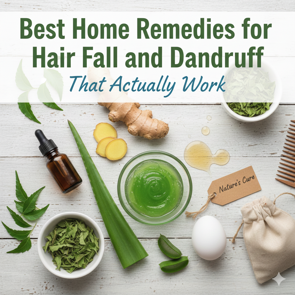 Home Remedies for Hair Fall and Dandruff
