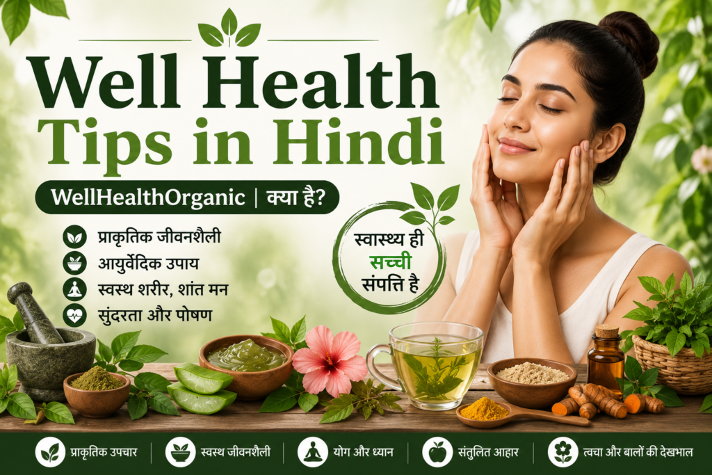 Well Health Tips in Hindi WellHealthOrganic क्या है