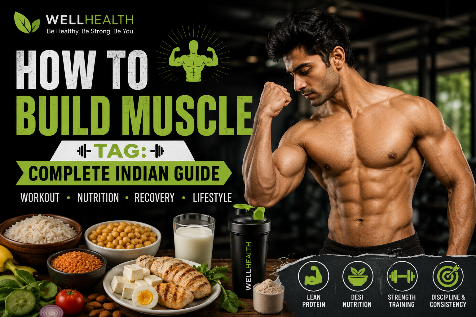 Wellhealth How to Build Muscle Tag